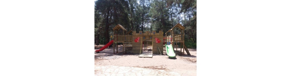 Wooden Castle Theme Playground